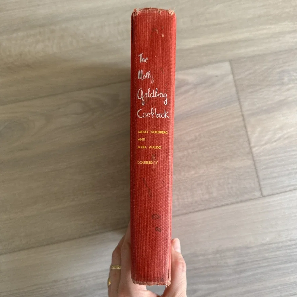 Vtg 1955 Hardcover The Molly Goldberg Jewish Cookbook Gertrude Berg‎ Myra Waldo